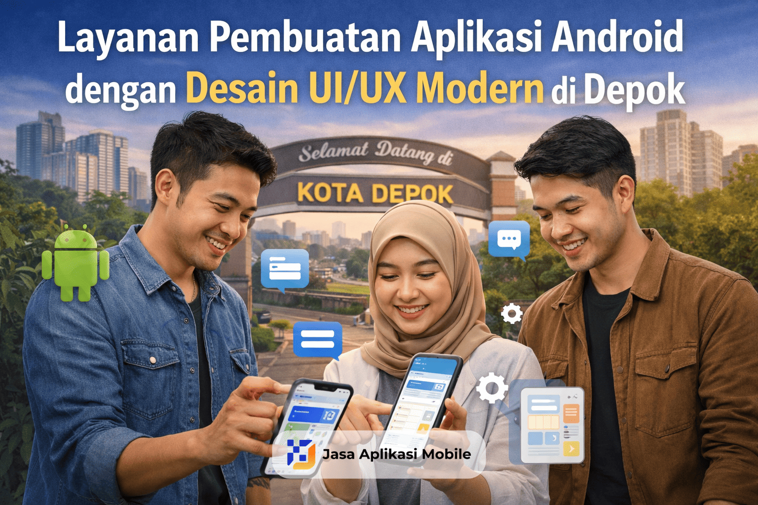 Layanan Pembuatan Aplikasi Android dengan Desain UI/UX Modern di Depok